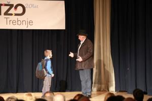 20 let UZTO Trebnje, foto Alenka Strazisar Lamovsek, skec Dedek in decek, Vid in Stane